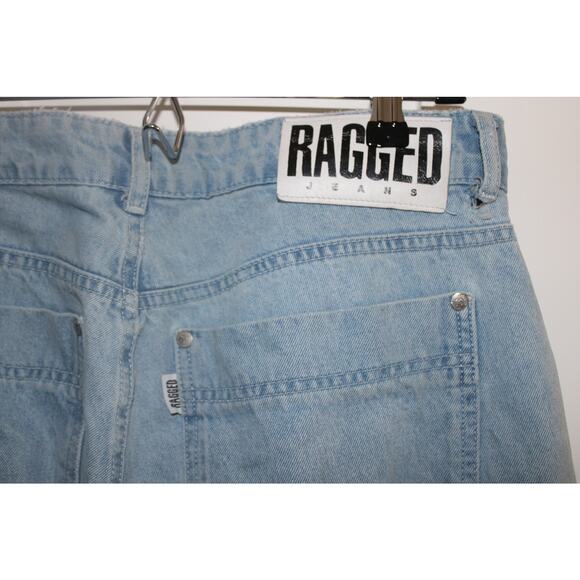 Free People Ragged Denim Cargo Jeans Size 32 straight leg jeans - Picture 7 of 8